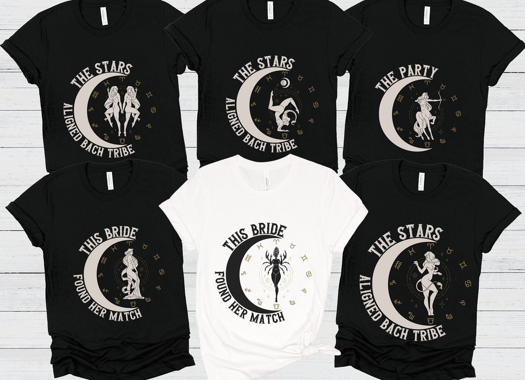 Personalized Bachelorette Shirts Custom Zodiac Sign Shirt Etsy