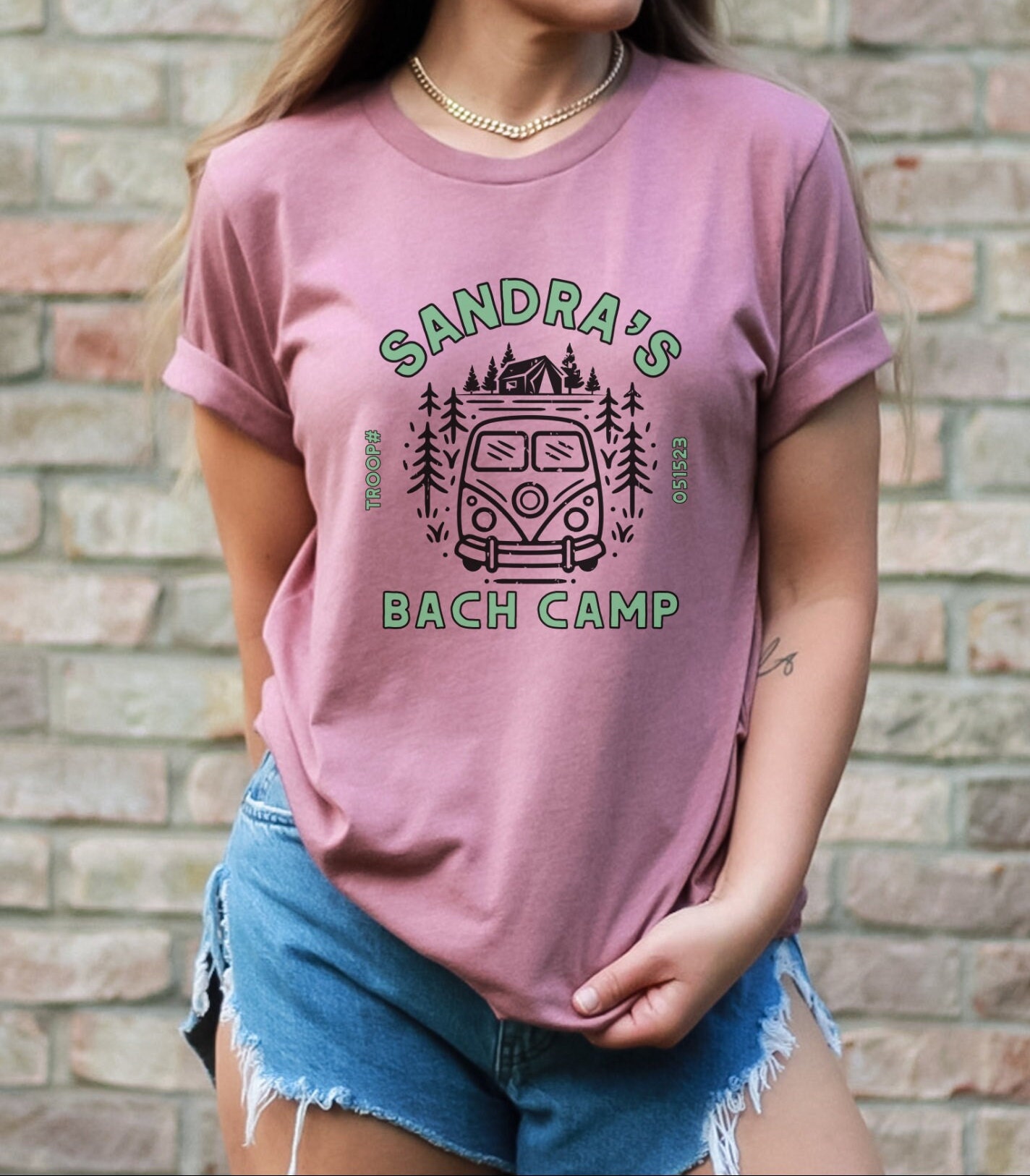 Camp Bachelorette Shirt Custom Camp Tshirt Wild in the Woods Etsy