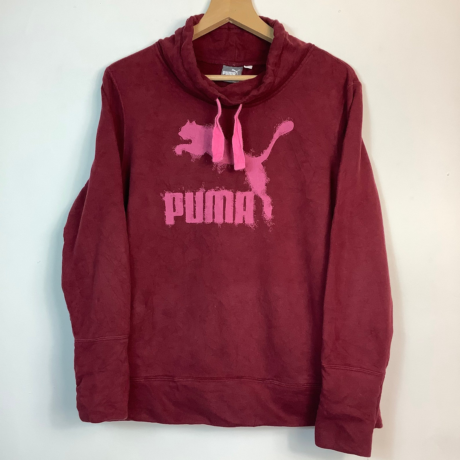 Vintage Puma high neck sweatshirt/ jumper | Etsy