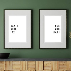 Can I Kick It? Yes You Can! - Rap lyrics wall art, hip hop lyric prints, A Tribe Called Quest poster, hip hop art - DIGITAL DOWNLOAD