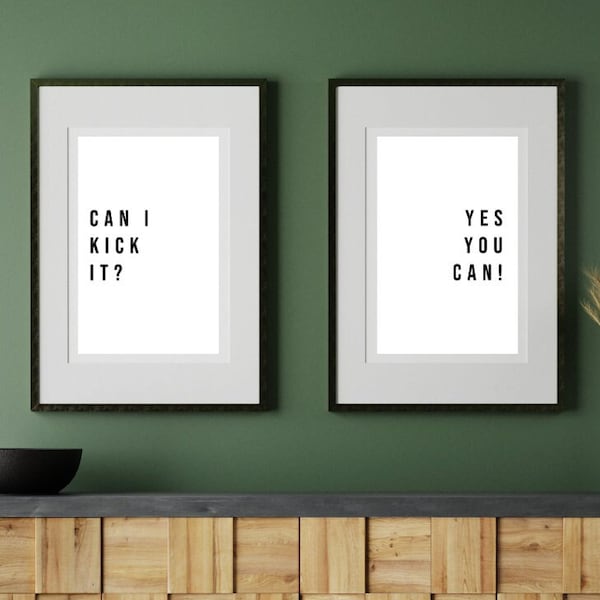 Can I Kick It? Yes You Can! - Rap lyrics wall art, hip hop lyric prints, A Tribe Called Quest poster, hip hop art - DIGITAL DOWNLOAD