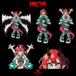 Chompy Anime Stickers