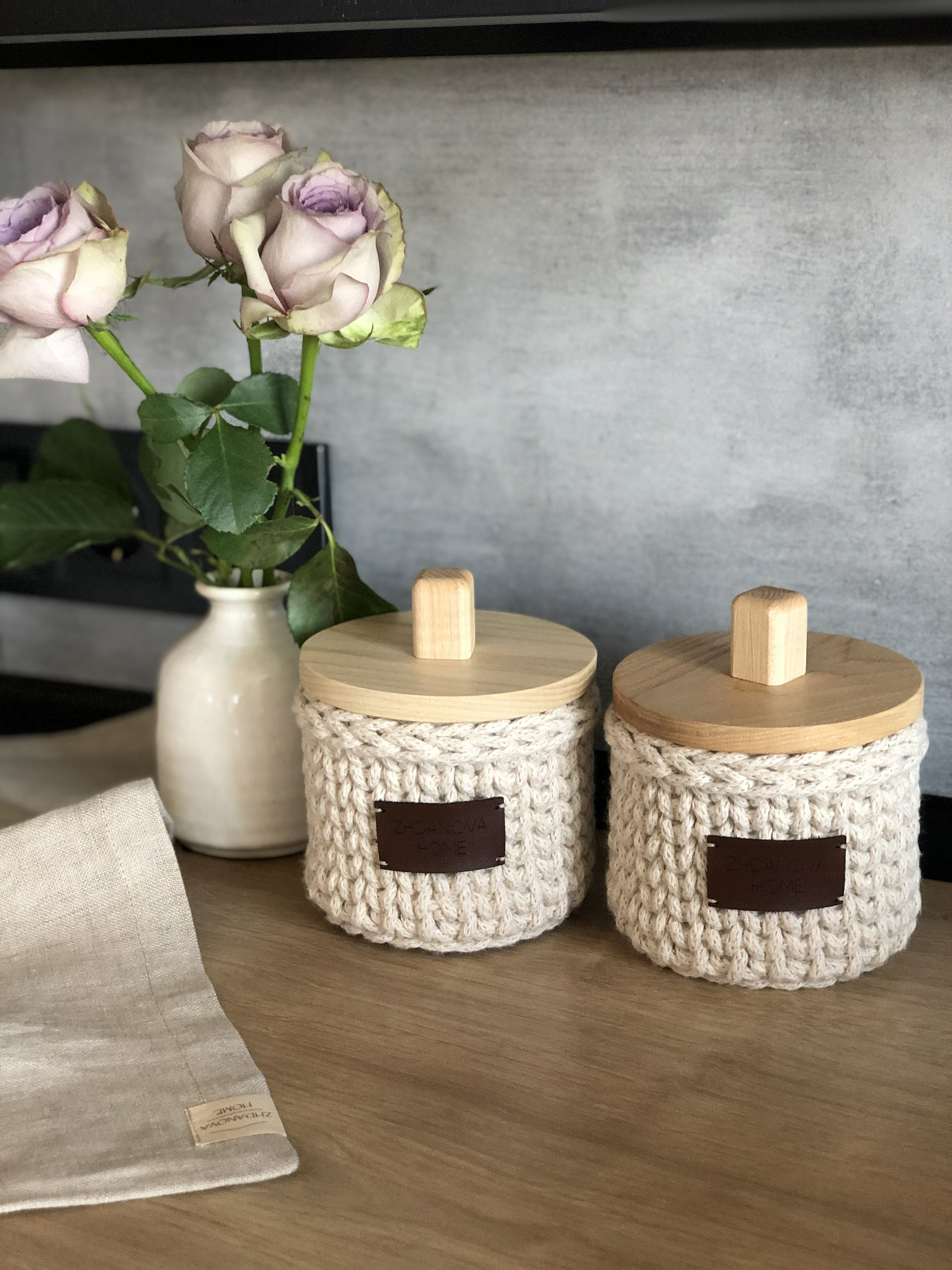 Aufbewahrungskörbe für Küche 2 Aufbewahrungskörbe mit | Etsy