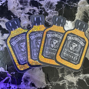 Dead Wizard Whiskey Sticker by Sami DeMonster