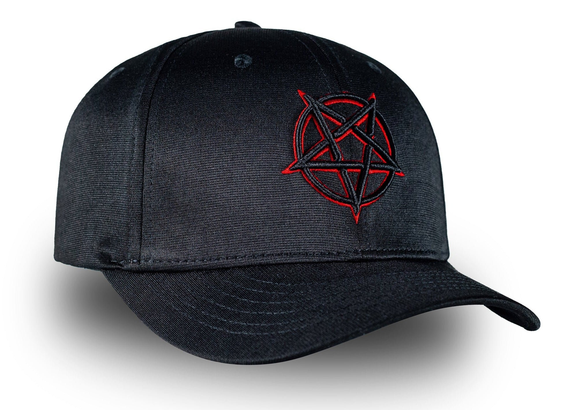 Red Outline Pentagram FLEX-FIT - Etsy