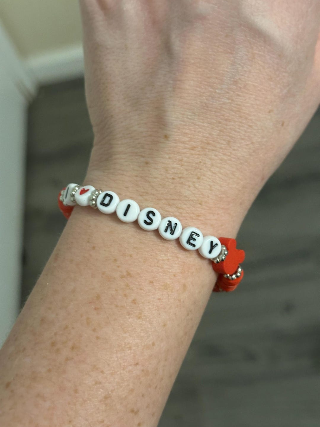 I Heart Disney Bracelet Disney World Inspired Etsy