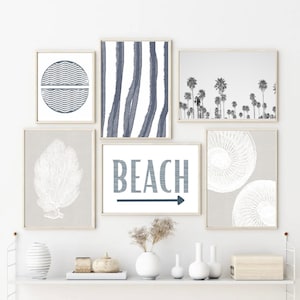 Coastal Wall Art, Beach Gallery Wall, Beach Prints, Coastal Wall Decor, Boho Beach Art , Abstract Beach Prints, Neutral Printable Art