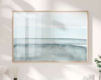 Coastal watercolor prints, watercolor print, coastal wall art, abstract beach art, modern coastal art, landscape art, lake house art