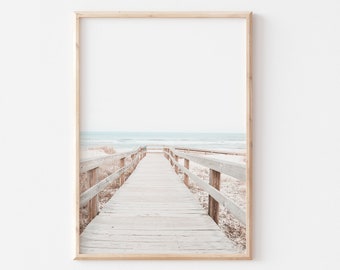 Beach Prints, Coastal Photography, Soft Beach Prints, Muted Coastal Art, Ocean Wall Art, Coast Line Art, Sandy Beach Art, Printable Art