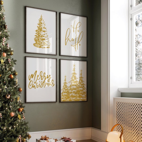 Gold Christmas Decor - Etsy