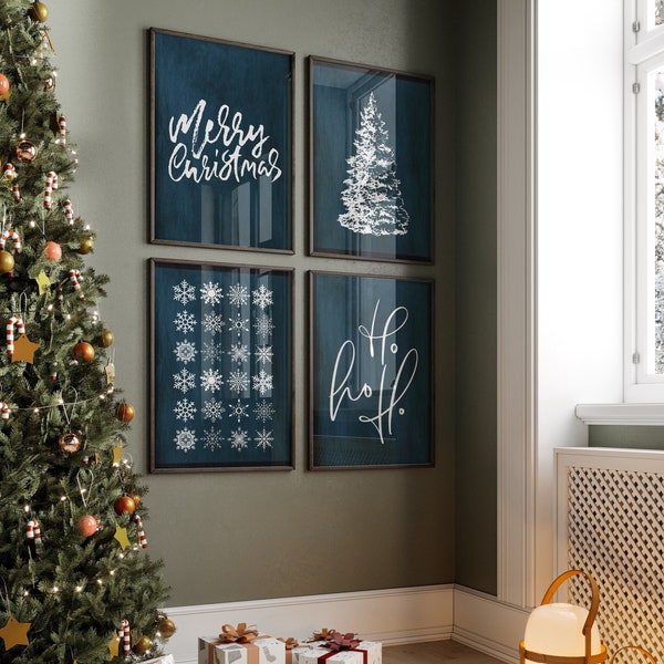 Blue Christmas Decor - Etsy