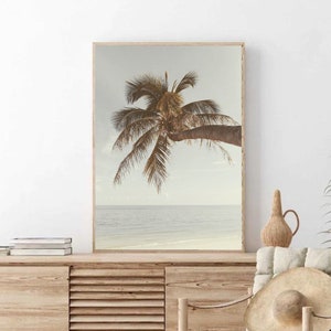 Palm Tree Print, Palm Tree Wall Art, Boho Beach Wall Art, Coastal Art, Boho Coastal Art, Beach Home Decor, Beach Printable, Instant Download