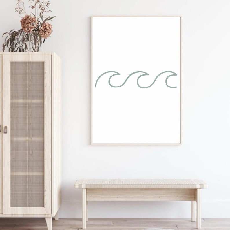 Beach Gallery Wall Coastal Wall Art Boho Coastal Beachy Etsy