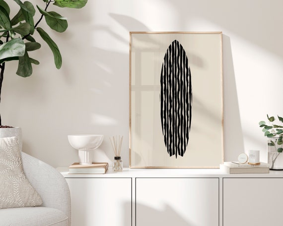 Surf Print, Beach Print, Surfboard Art, Coastal Home Decor, Lakehouse Decor, Beach Art Prints, Neutral Beach Art,  Beach Printable