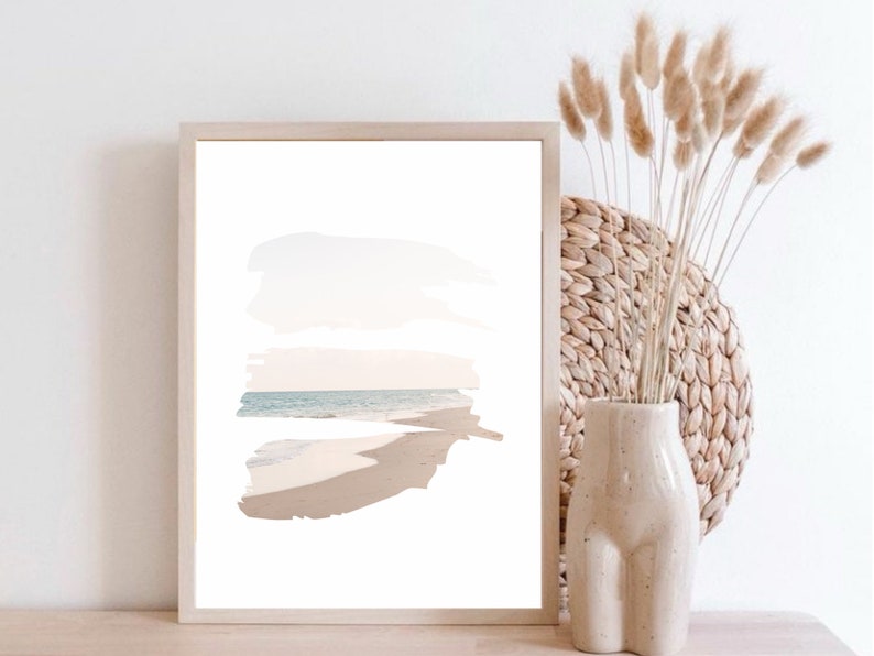 Boho Beach Gallery Wall Set of 10 Prints Boho Coastal Wall Etsy