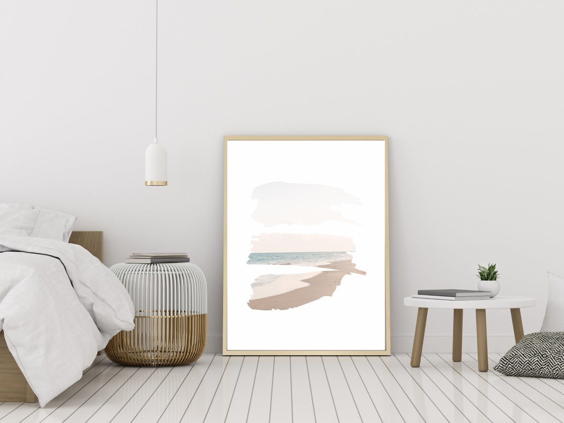 Beach Wall Art Beach Printable Beach Photograph Modern - Etsy