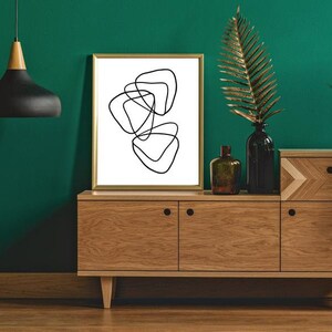 Printable Wall Art Black and White Gallery Wall Set of 6 - Etsy