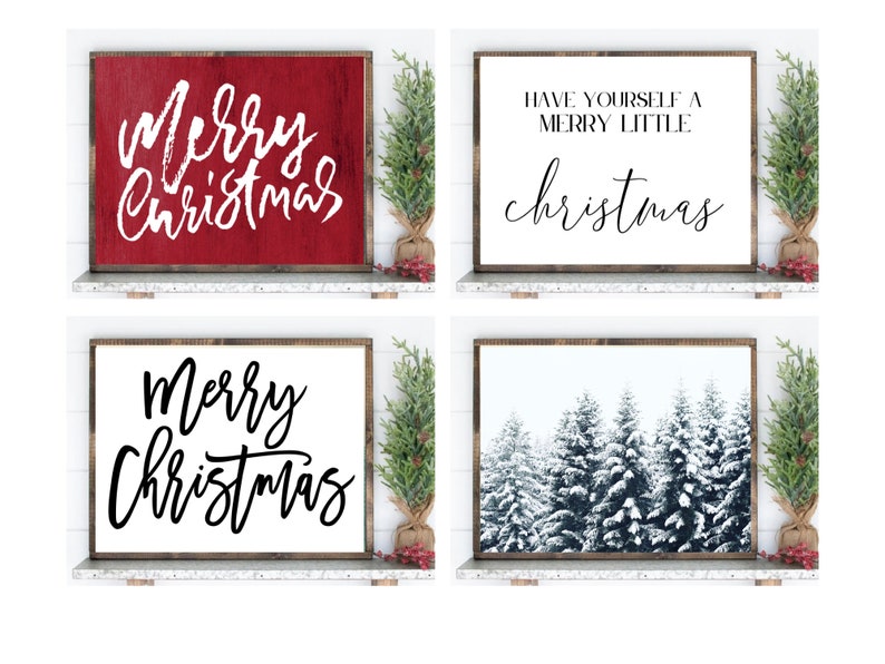 Christmas Printable Wall Art Christmas Download Bundle Etsy Christmas Printable Wall Art Christmas Download Bundle Etsy