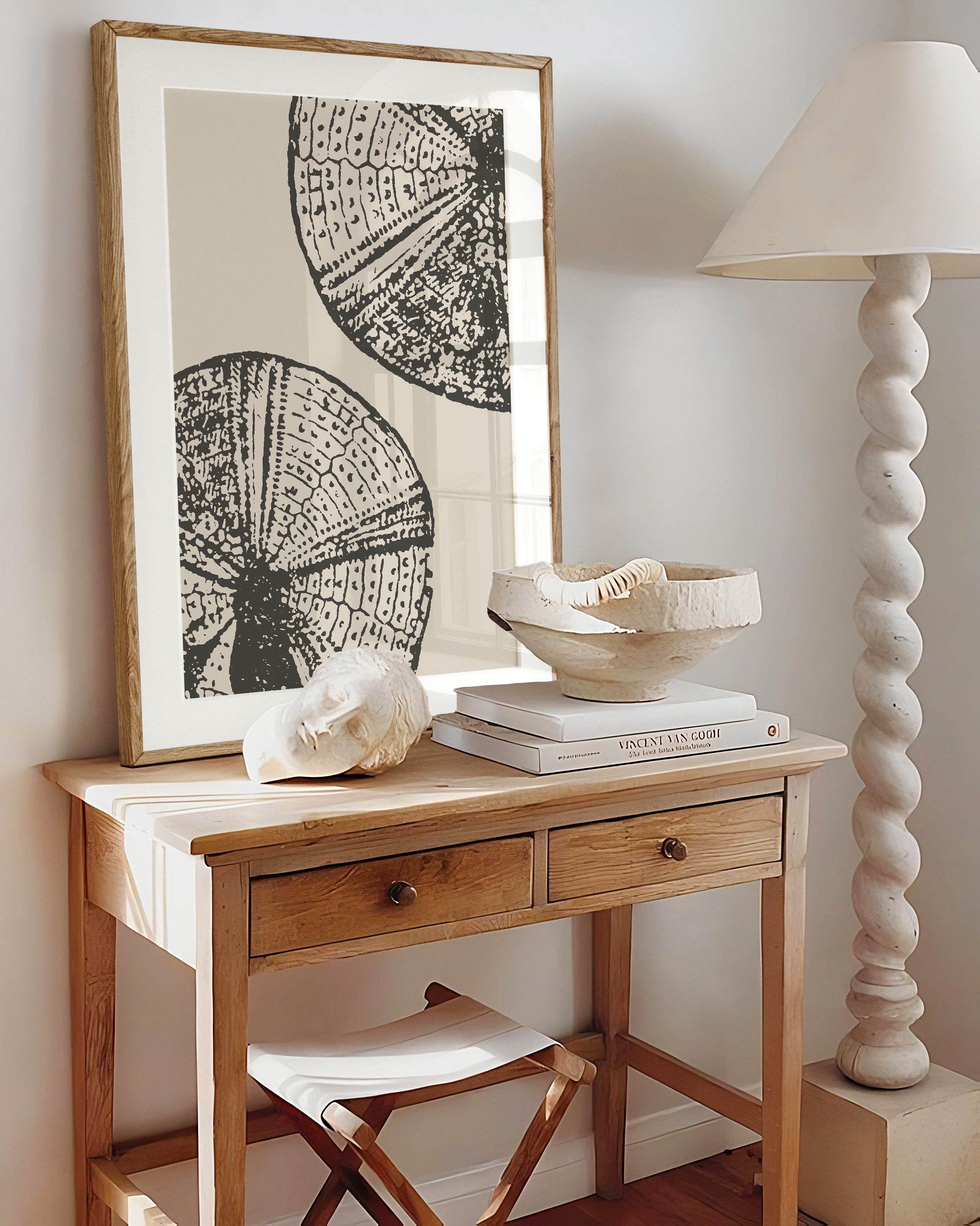 Coastal Gallery Wall Set Boho Beach Art Set of 6 Beach Etsy UK