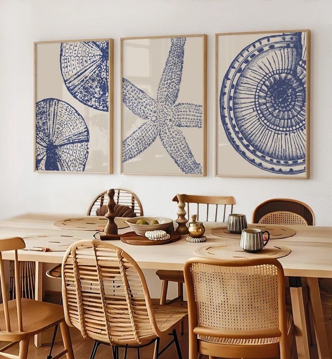 Coastal Wall Art, Beach Prints, Modern Beach Art, Blue Coastal Art — free download
