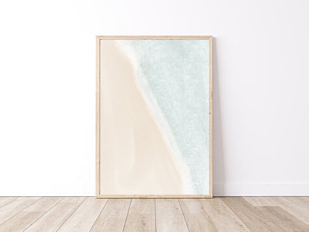 Printable Wall Art, Abstract Beach Print, Beach Printable, Coastal Art ...