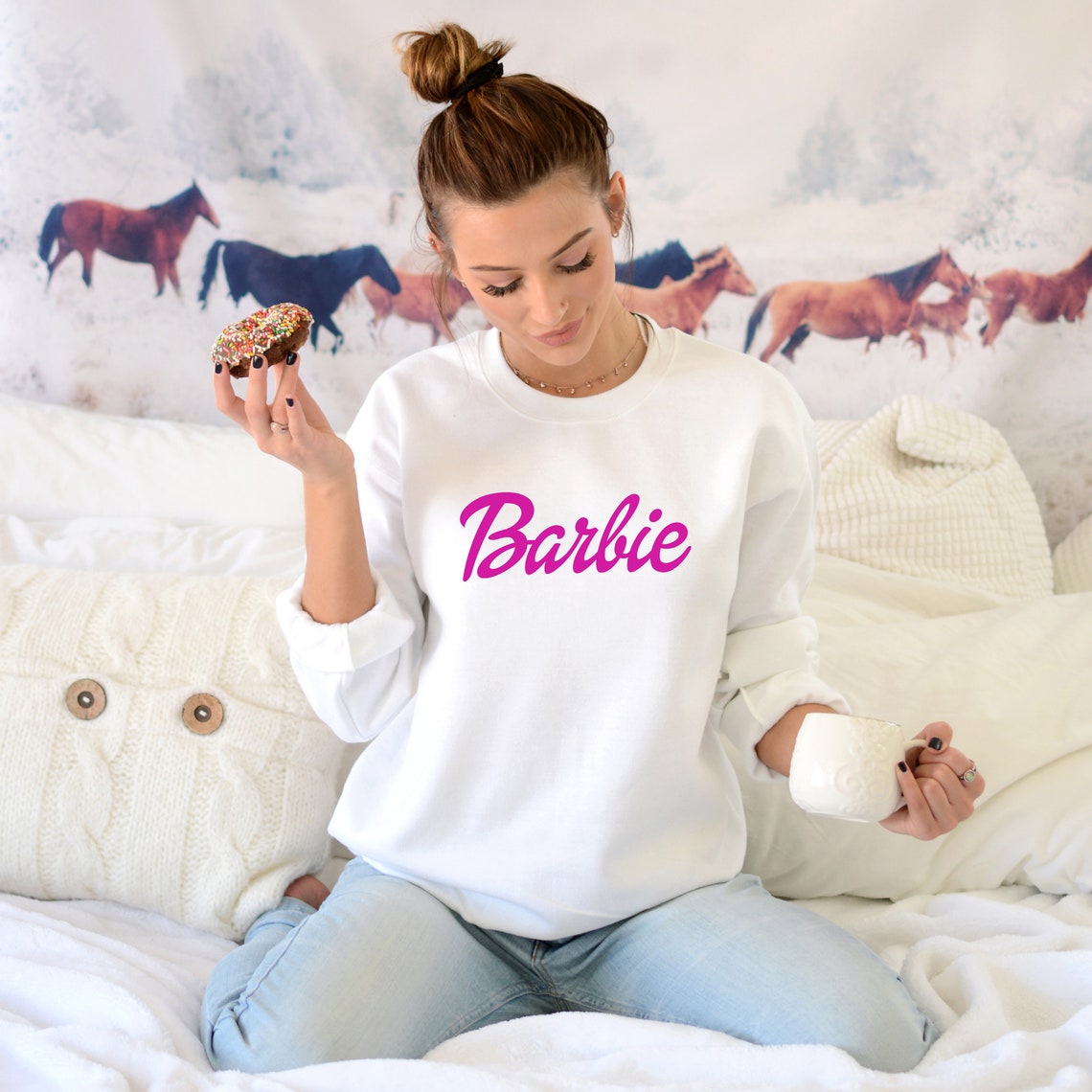 Barbie camisa camisas de fiesta de cumpleaños Barbie | Etsy