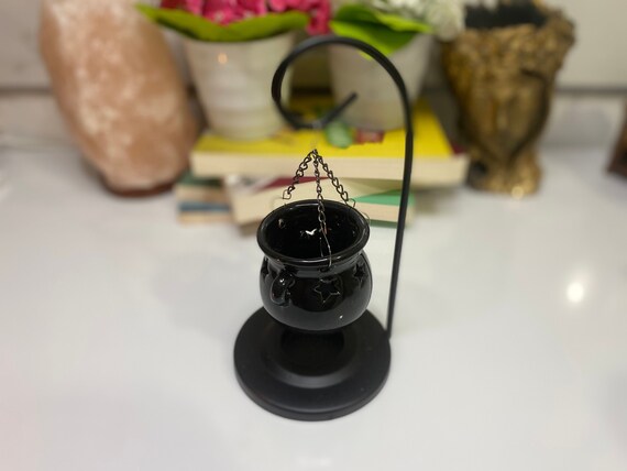 Witch Cauldron Max Melt Burner, Warmer, Oil Burner, İncense Burner, Ceramic, Tea Light Burner Decor, Home Living, Gift