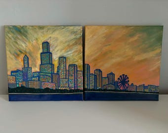 Chicago Skyline in Two Acts