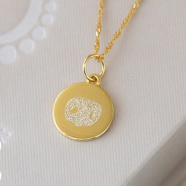 Actual Dog Nose Print Necklace Real Dog Nose Print Jewelry Engraved Dog Nose Print Memorial Gift Pet Necklace Dog Loss Gift Jewelry