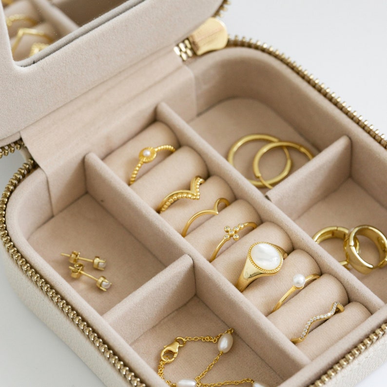 Jewelry Travel Box Travel Case Storage for Jewelry Bild 3