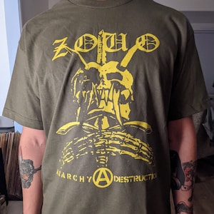 美しい Anarchy ZOUO Destruction Etsy - T-shirt トップス