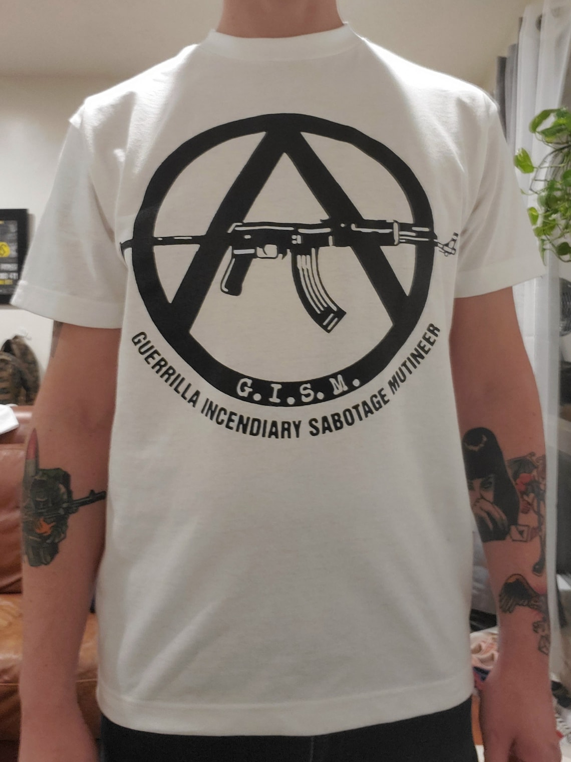 GISM Tshirt Guerrilla Incendiary Sabotage Mutineer - Etsy