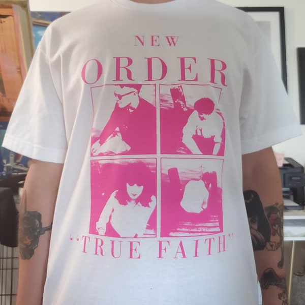 New Order tshirt True Faith