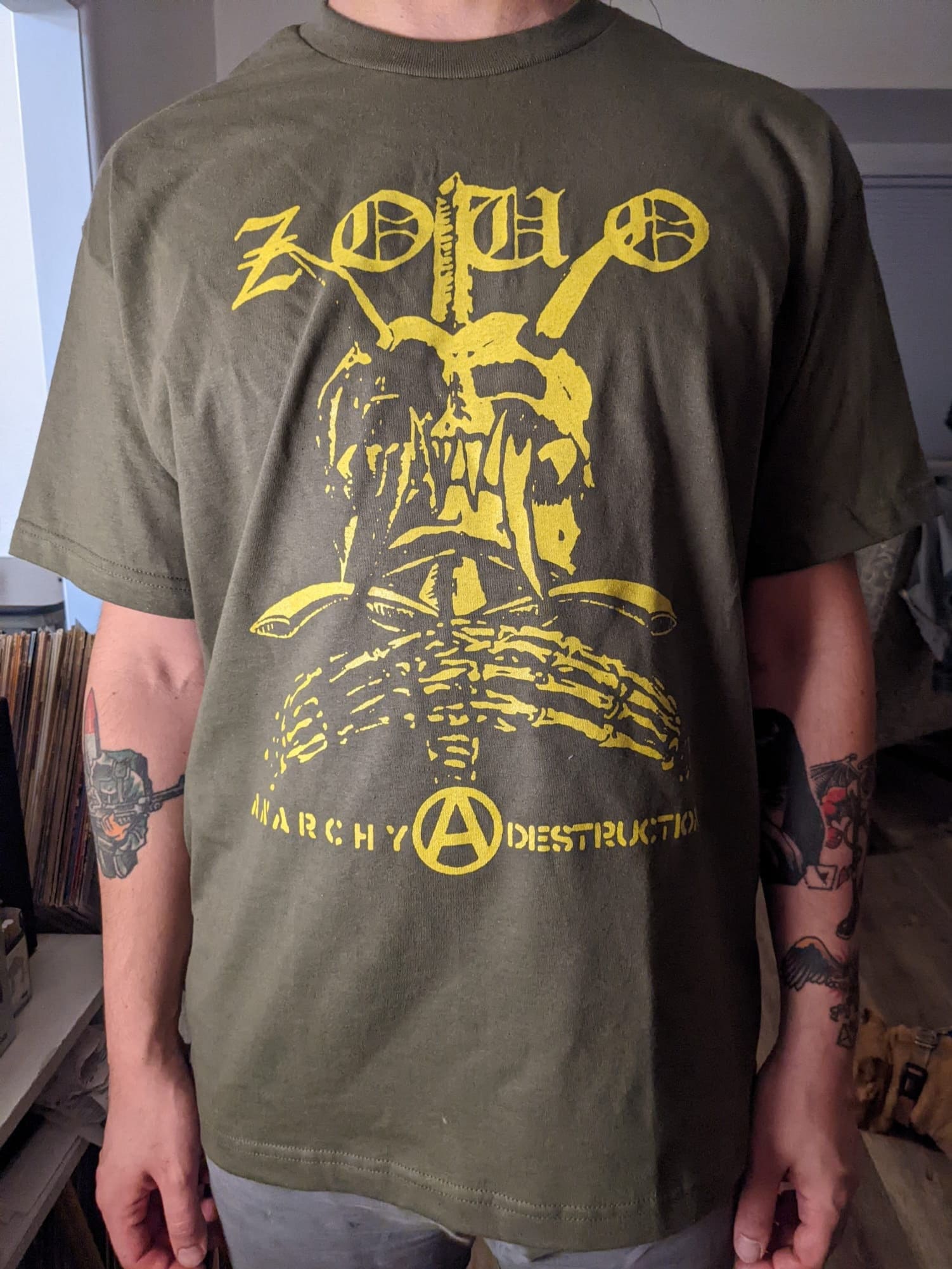 Zouo Tshirt Anarchy Destruction - Etsy Zouo Tshirt Anarchy Destruction - Etsy