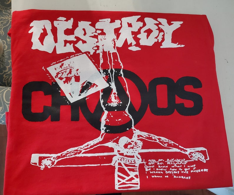 Seditionaries zerstören Jesus-Chaos-T-Shirt Bild 2