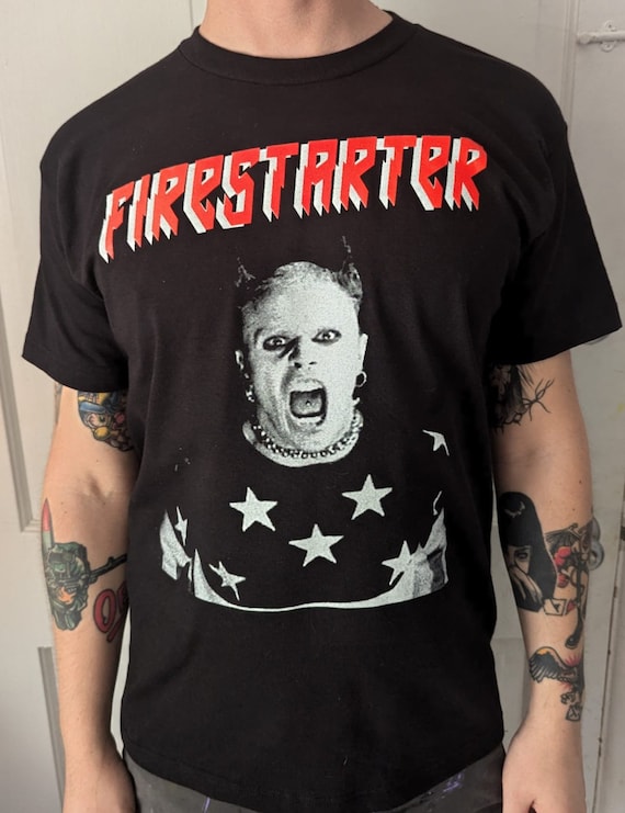 The Prodigy プロディジー　Firestarter 公式　Tシャツ　L The Prodigy Tshirt Firestarter - Etsy