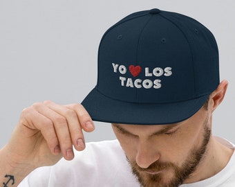 I Heart Los Tacos, Funny Taco Hat, Mexican Food Lover, Street Taco, Foodie Cap,