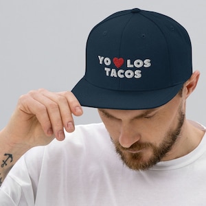 Yo Amo Los Tacos, I Love Tacos Hat, Taco Hat, Best Taco Hat, Taco Gifts, Foodie Gifts, Mexican Food Lover, Taco Lover Hat, Taco Tuesday Hat