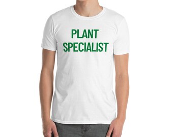 T-shirt spécialiste des plantes : cadeau amusant pour jardinier
