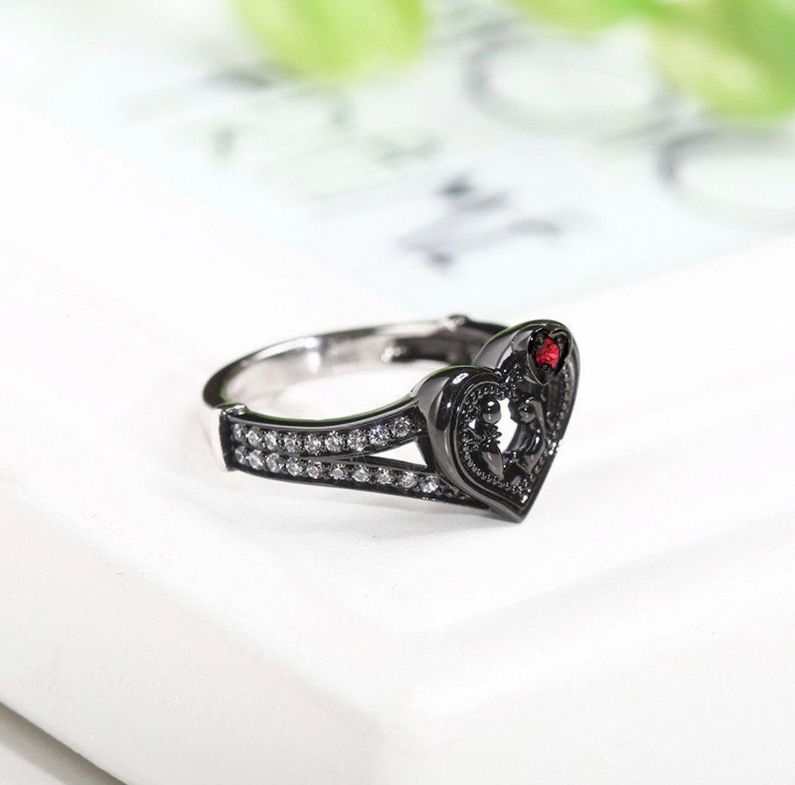 Nightmare Before Christmas Enchanted Engagement Disney Ring or - Etsy