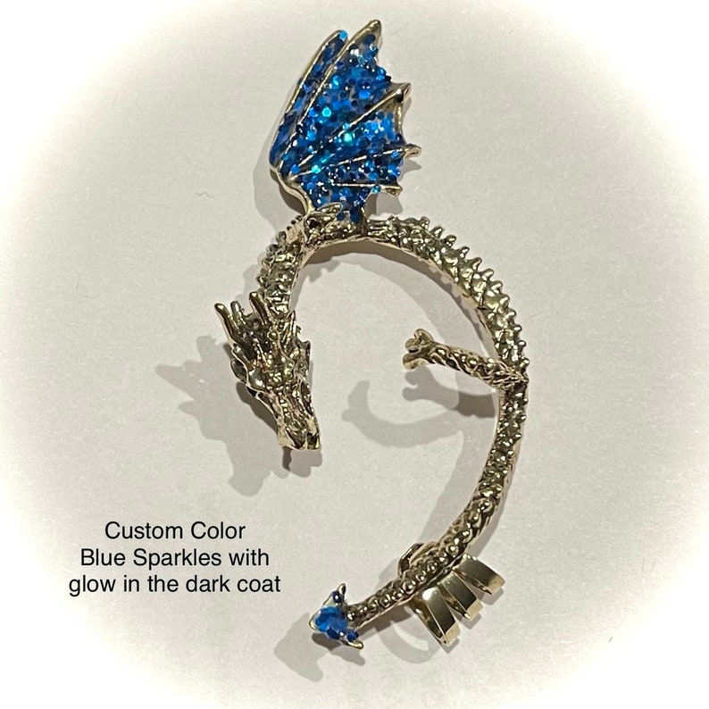 Dragon Ear Cuff No Piercing Vintage Fantasy Medieval Gothic Etsy