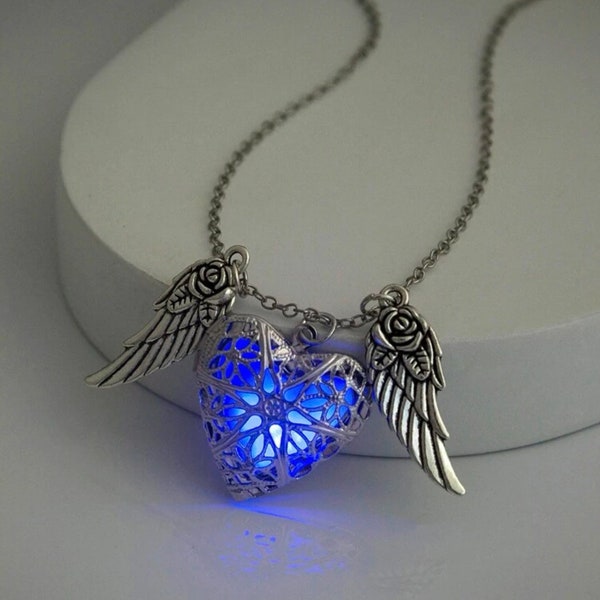 Angel Locket Etsy