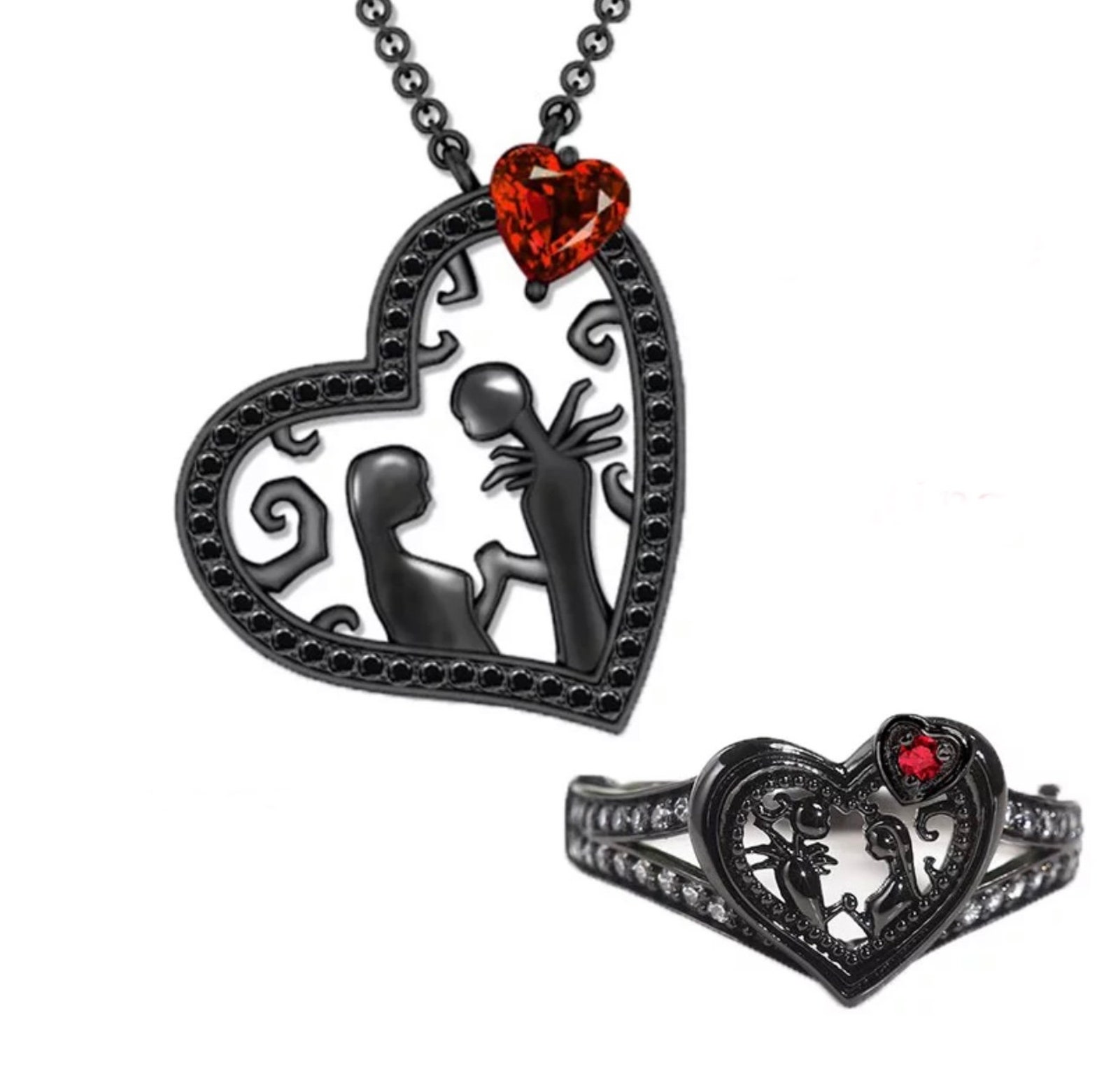 Nightmare Before Christmas Enchanted Engagement Disney Ring or Etsy