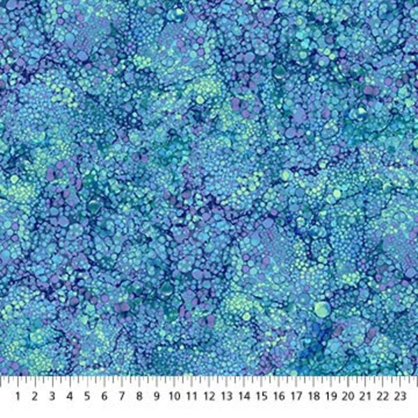 Northcott Fabrics Bliss Ombre Blender, color Lagoon