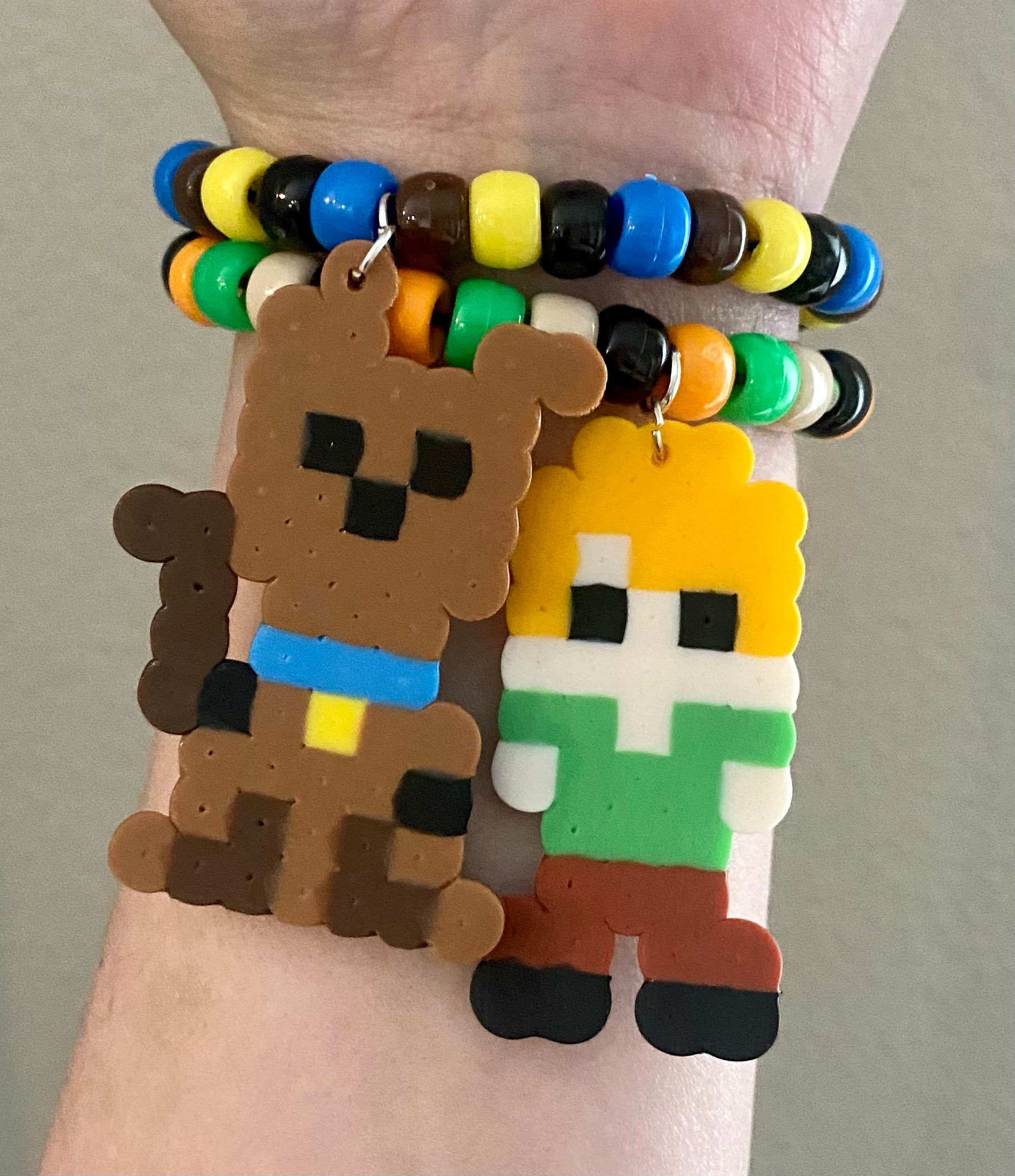 Scooby Doo & Shaggy Kandi Bracelet Set Rave PLUR EDM Festival Friendship  Bracelets Kandicore 