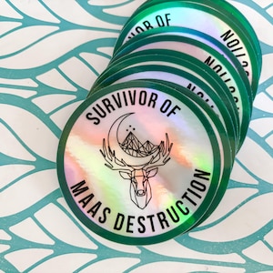 SURVIVOR of MAAS DESTRUCTION Sticker