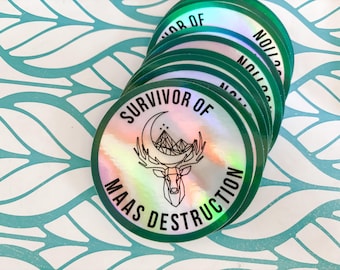 SURVIVOR of MAAS DESTRUCTION Sticker