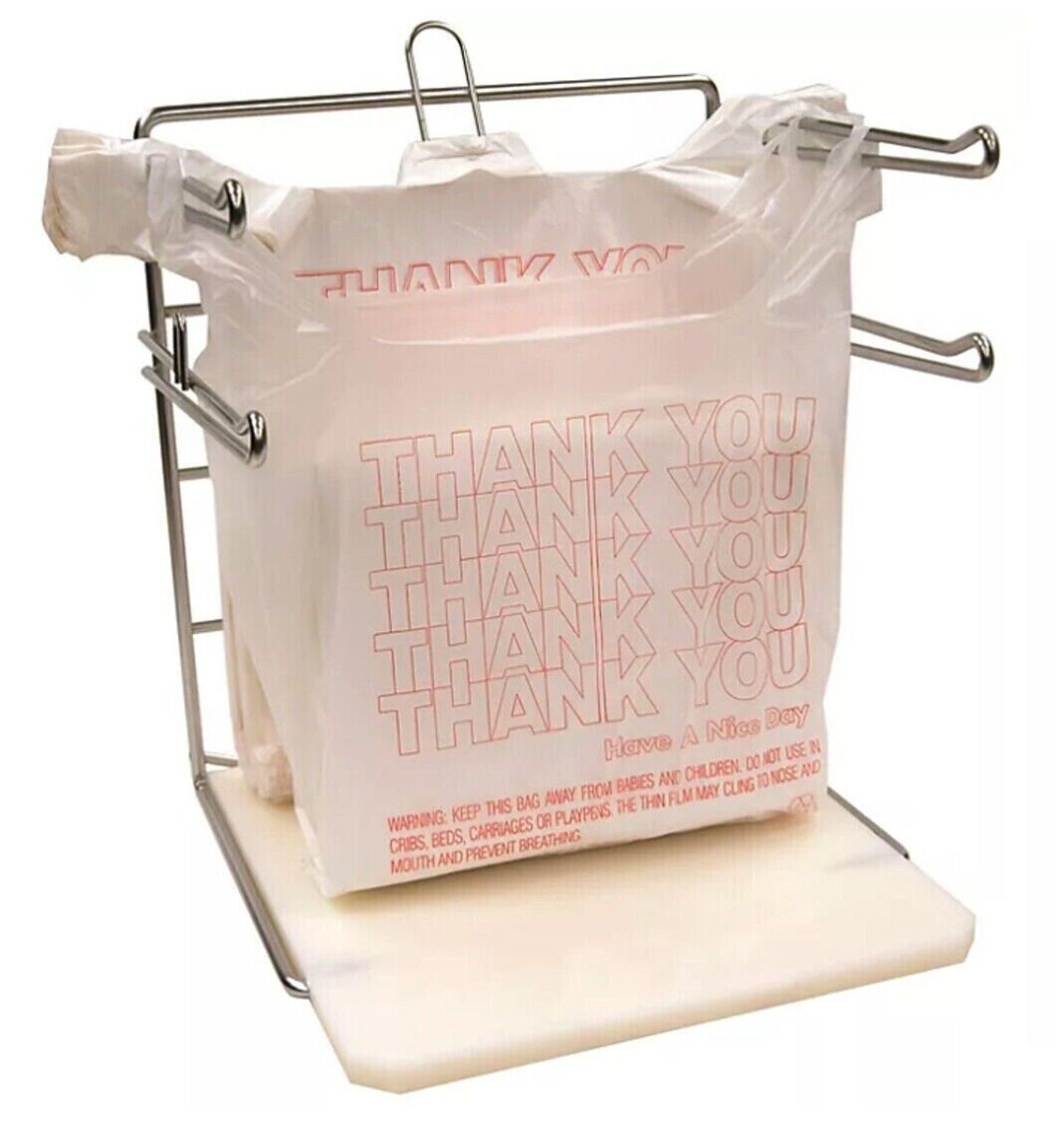 thumbnail image 2 of Small T-Shirt Carry-Out Bags – Thank You Shopping Bags 7x5x15 (2,000 Count) By Poly-America 2 of 5