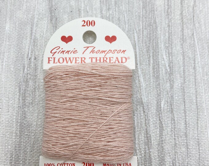 Ginnie Thompson Flower Thread Assorted Colors Etsy