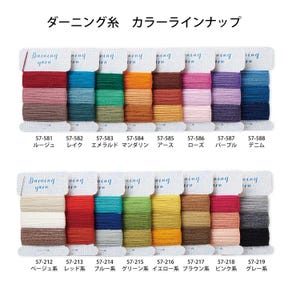 Cartes individuelles de fils à repriser par Clover du lot de couleurs 2